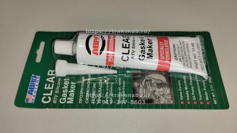 Герметик прокладок ABRO MASTERS (прозрачный) 85 г. — 2