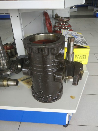 Корпус перед. ведущ. моста под дозат.(центр часть)