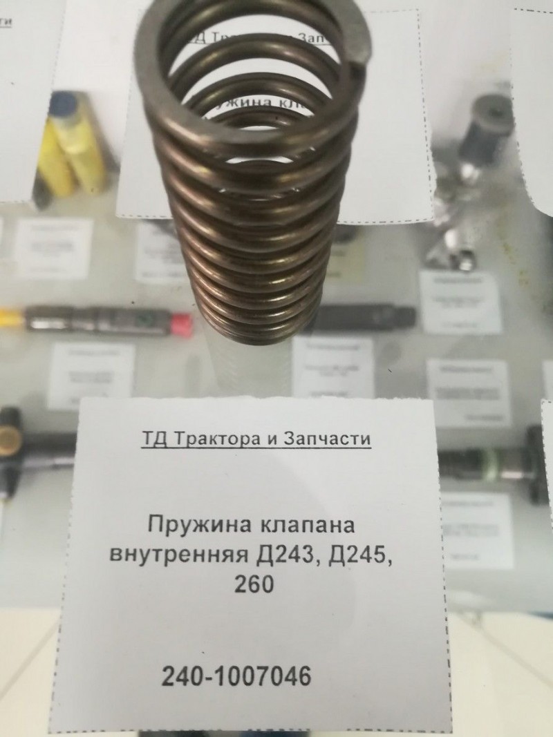 Пружина клапана внутренняя Д243, Д245, 260 — 1